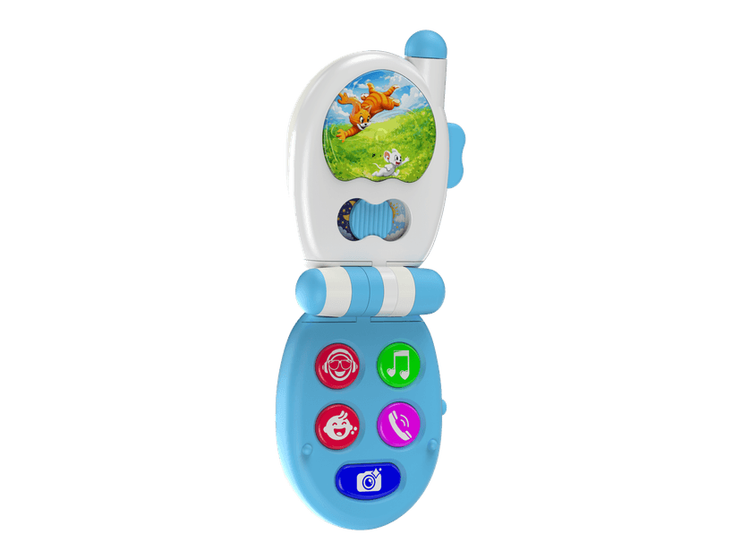 Musical Flip Phone – Blue