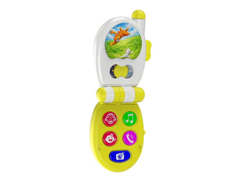 Musical Flip Phone – Yellow